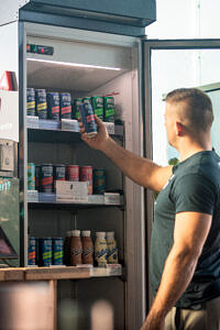 Hightech-Kühlschrank 