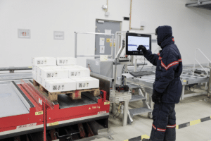 Auslagerung bei -24 °C.